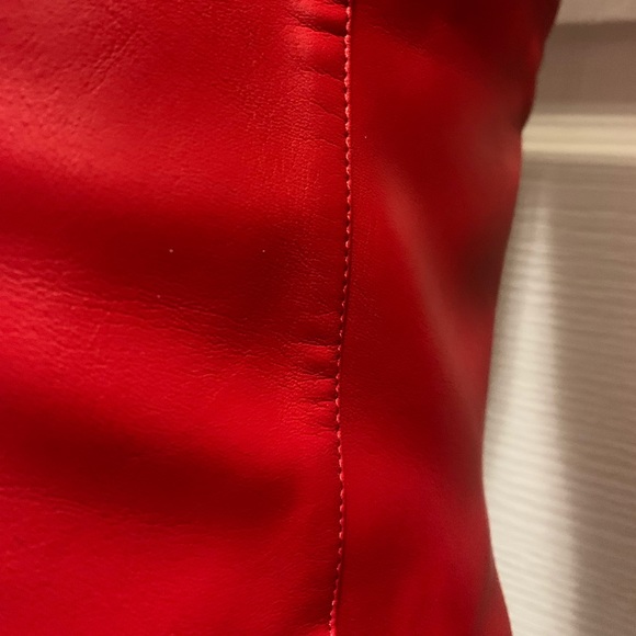 LUSCIOUS RED POINT TOE BOOTS - Picture 5 of 14